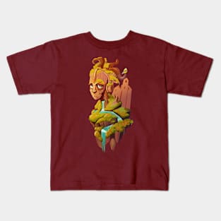 Little Bird on the Old Tree Kids T-Shirt